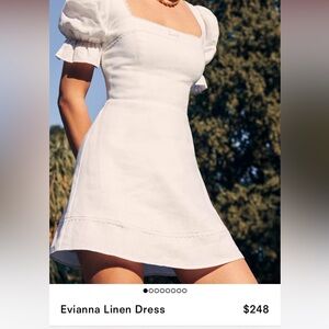 Evianna Linen Dress - Reformation